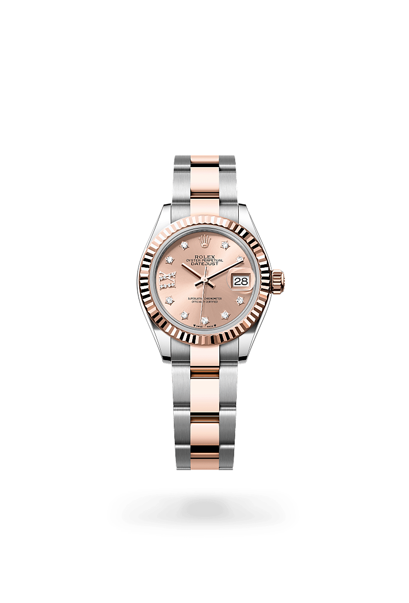 Oyster, 28 mm, Oystersteel and Everose gold
