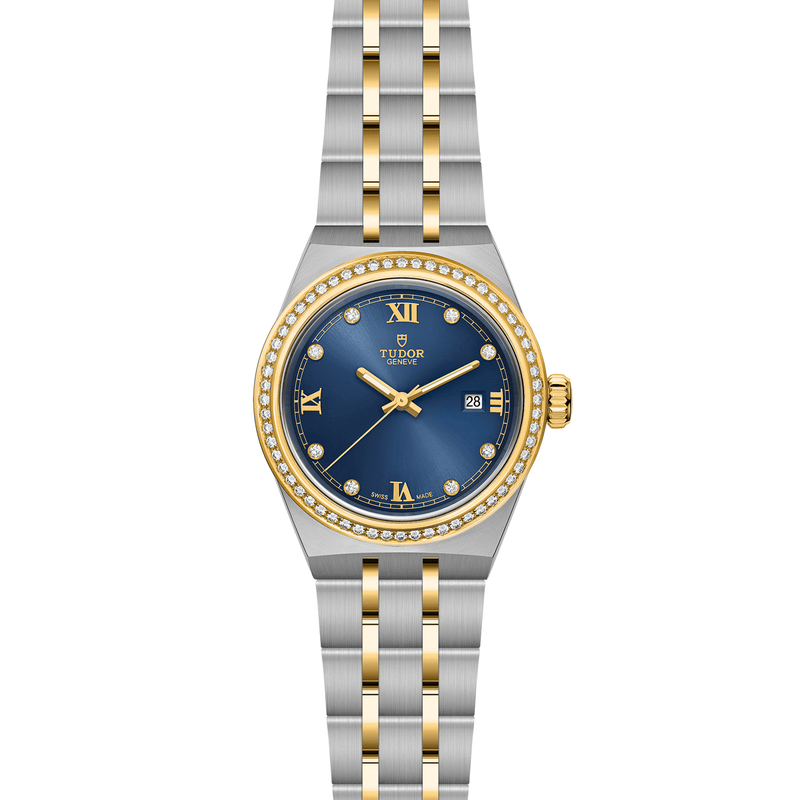 TUDOR ROYAL - 28 mm steel case - Blue dial