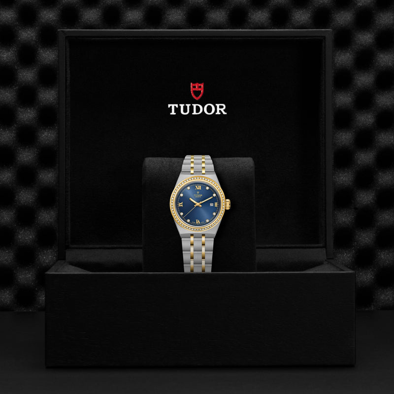 TUDOR ROYAL - 28 mm steel case - Blue dial