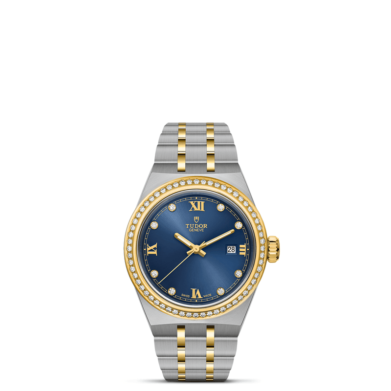 TUDOR ROYAL - 28 mm steel case - Blue dial