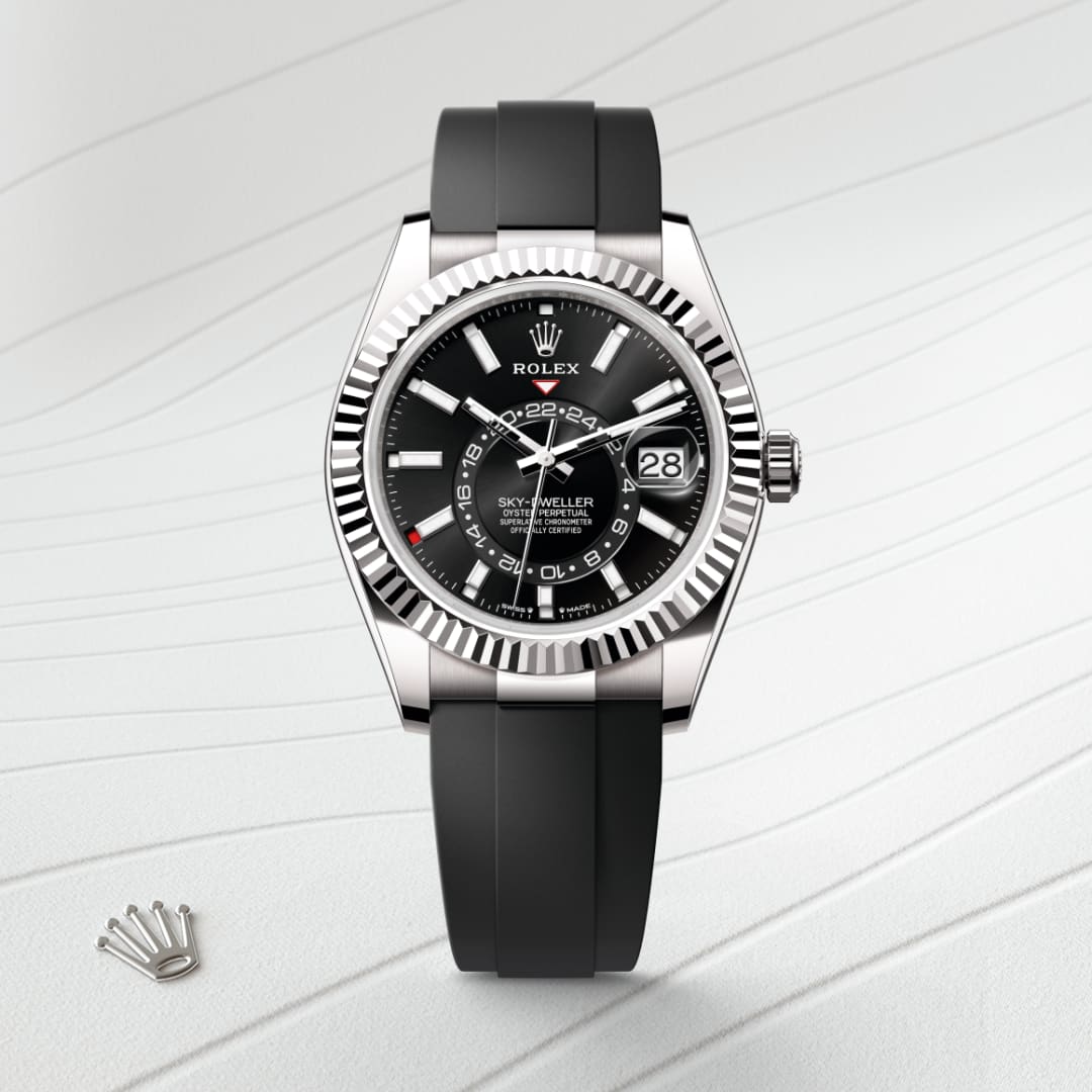 Oyster, 42 mm, white gold