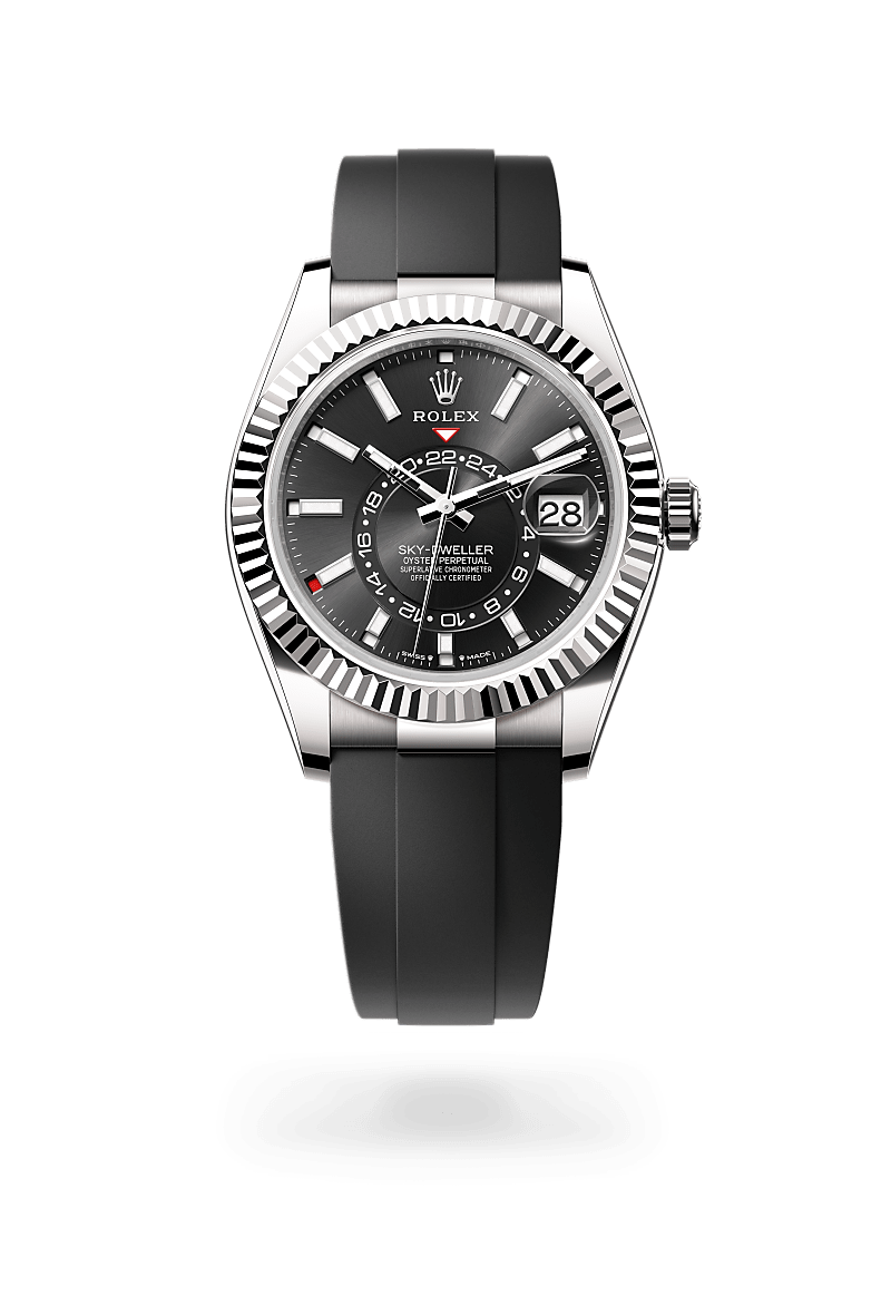 Oyster, 42 mm, white gold