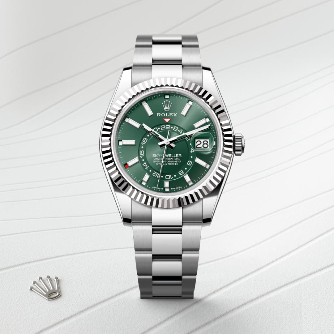 Oyster, 42 mm, Oystersteel and white gold