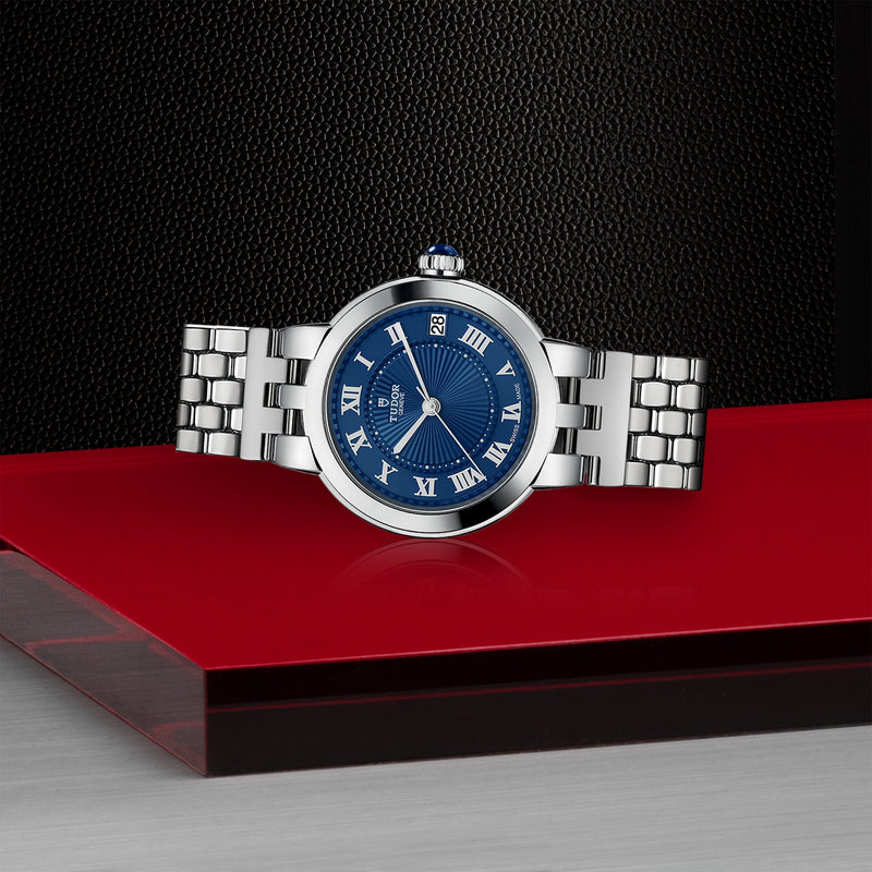 Clair de Rose - 34mm steel case - Blue dial