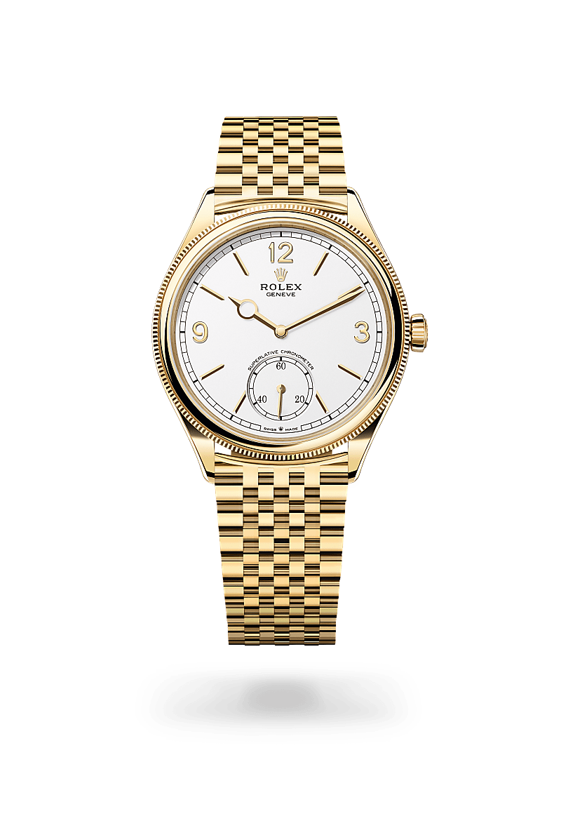 39 mm, 18 ct yellow gold, polished finish