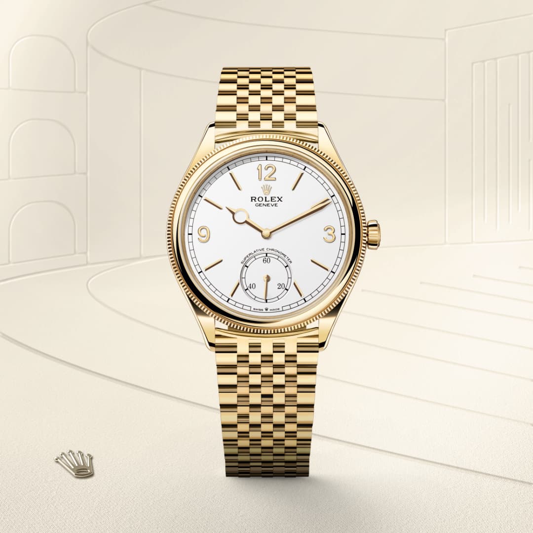 39 mm, 18 ct yellow gold, polished finish