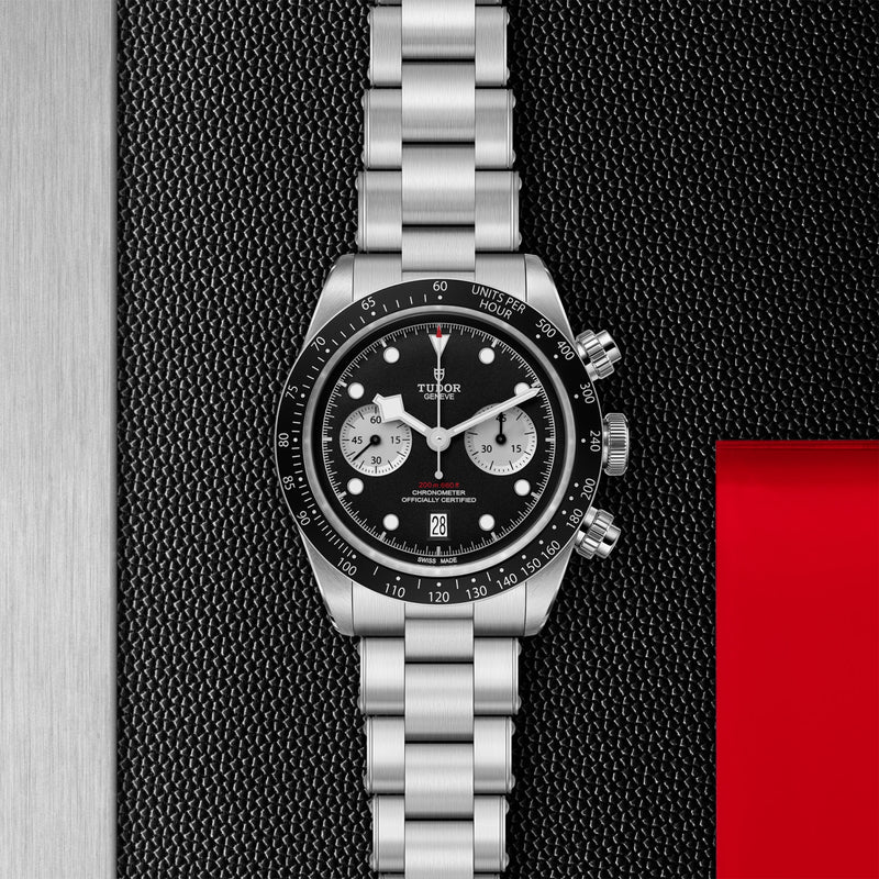 BLACK BAY CHRONO - 41 mm steel case - Steel bracelet