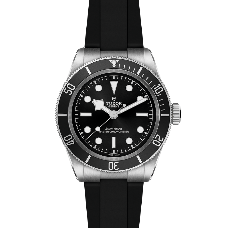 Black Bay - 41mm steel case - Black rubber strap