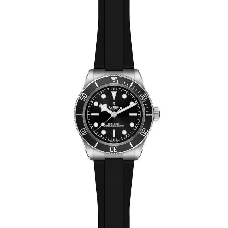 Black Bay - 41mm steel case - Black rubber strap