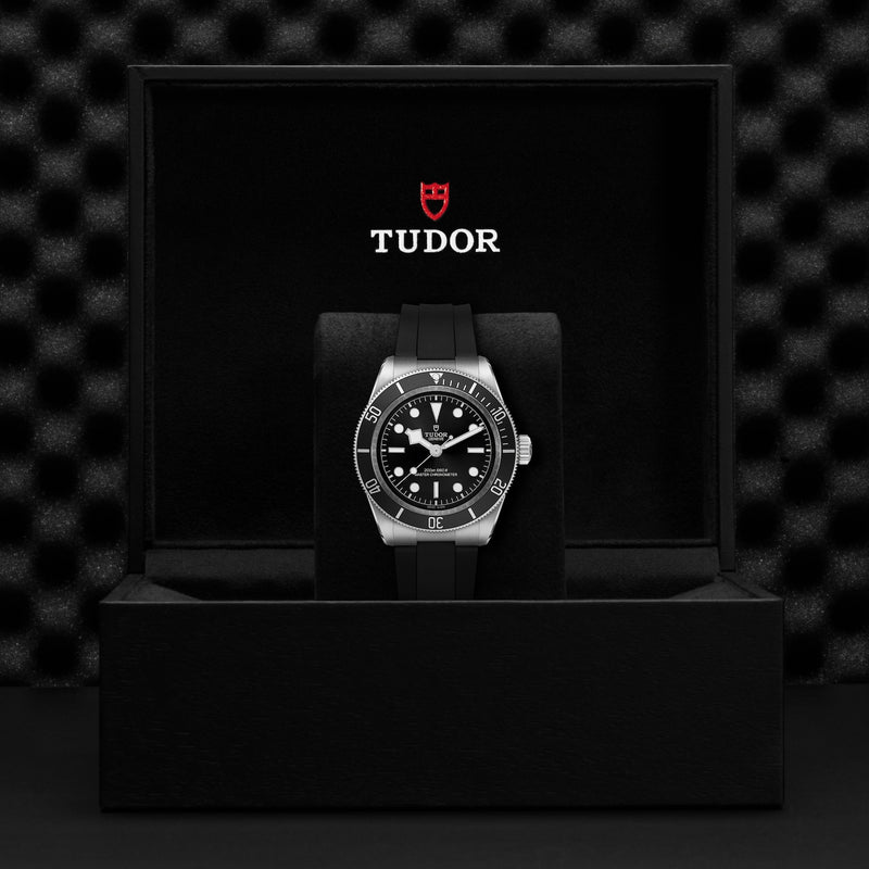 Black Bay - 41mm steel case - Black rubber strap