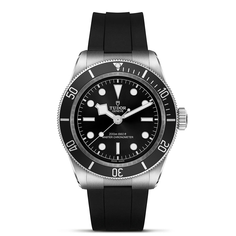 Black Bay - 41mm steel case - Black rubber strap