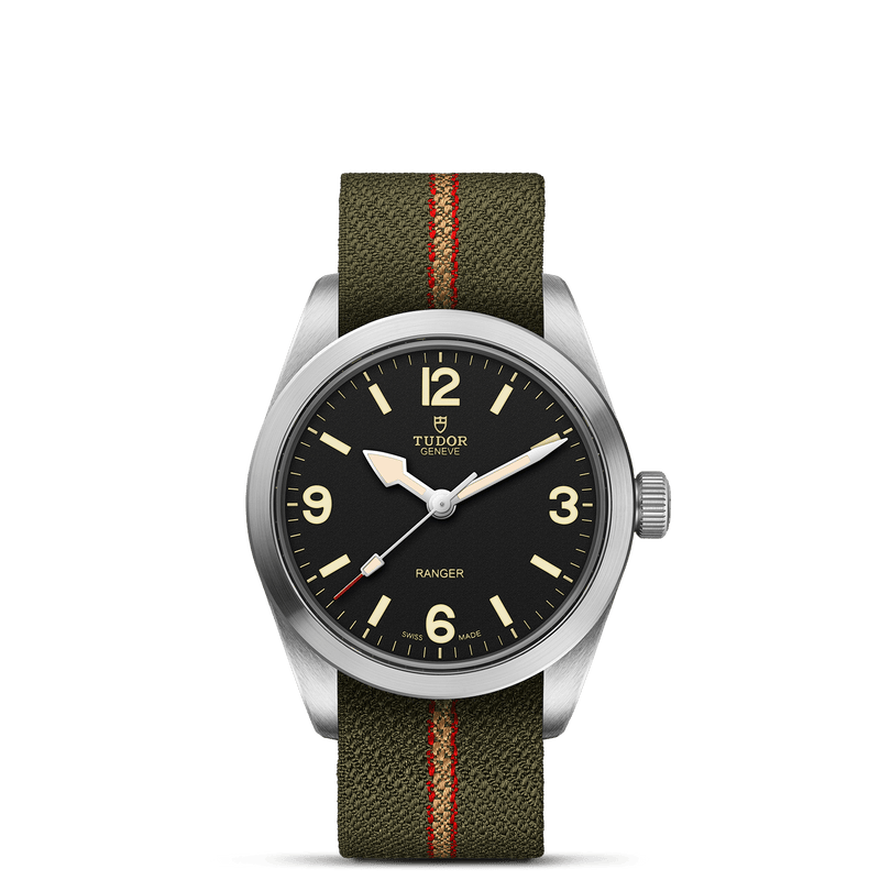 Ranger - 36mm steel case - Black domed dial
