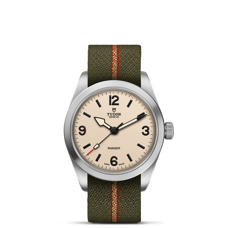 Ranger - 36mm steel case - Beige domed dial