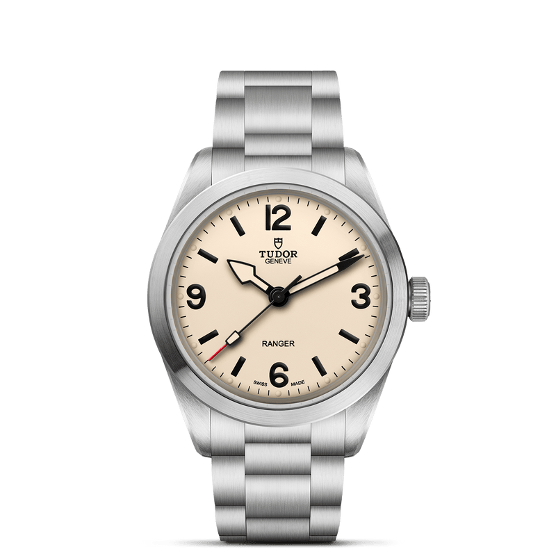 Ranger - 39mm steel case - Beige domed dial