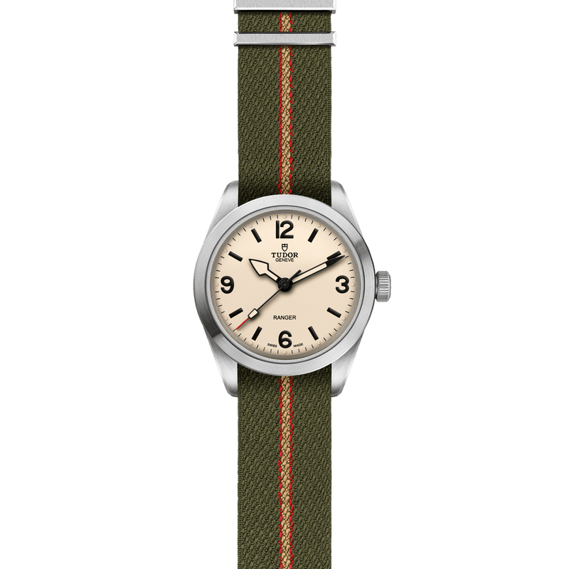 Ranger - 39mm steel case - Beige domed dial