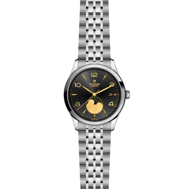 1926 - 39 mm steel case - Moon phase indicator