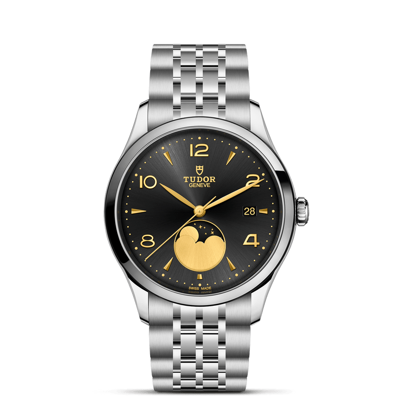 1926 - 39 mm steel case - Moon phase indicator