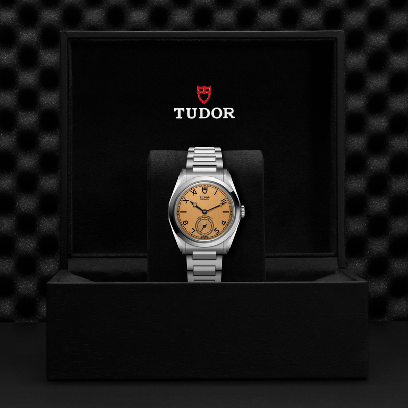 TUDOR MONARCH - 39mm steel case - Dark champagne-colour