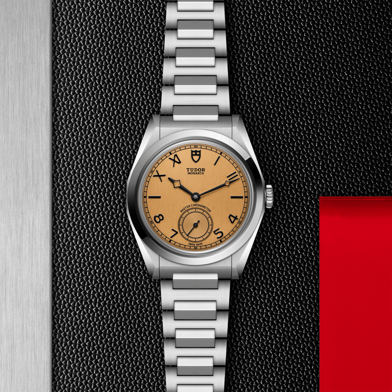 TUDOR MONARCH - 39mm steel case - Dark champagne-colour