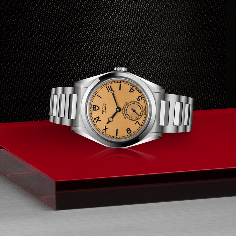TUDOR MONARCH - 39mm steel case - Dark champagne-colour