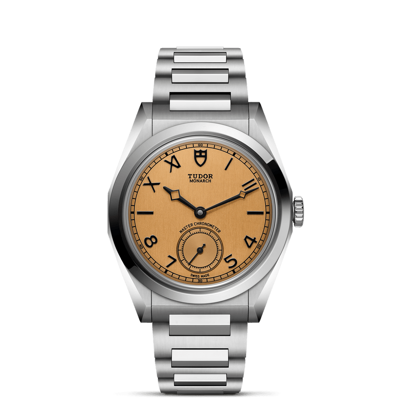 TUDOR MONARCH - 39mm steel case - Dark champagne-colour