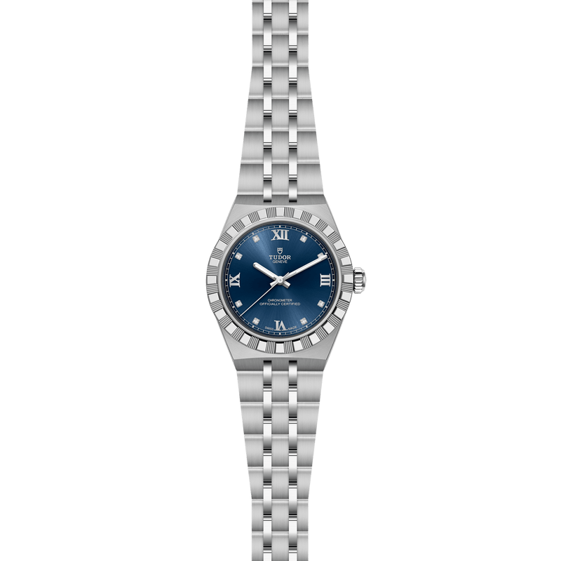 TUDOR ROYAL -30mm steel case - Blue dial