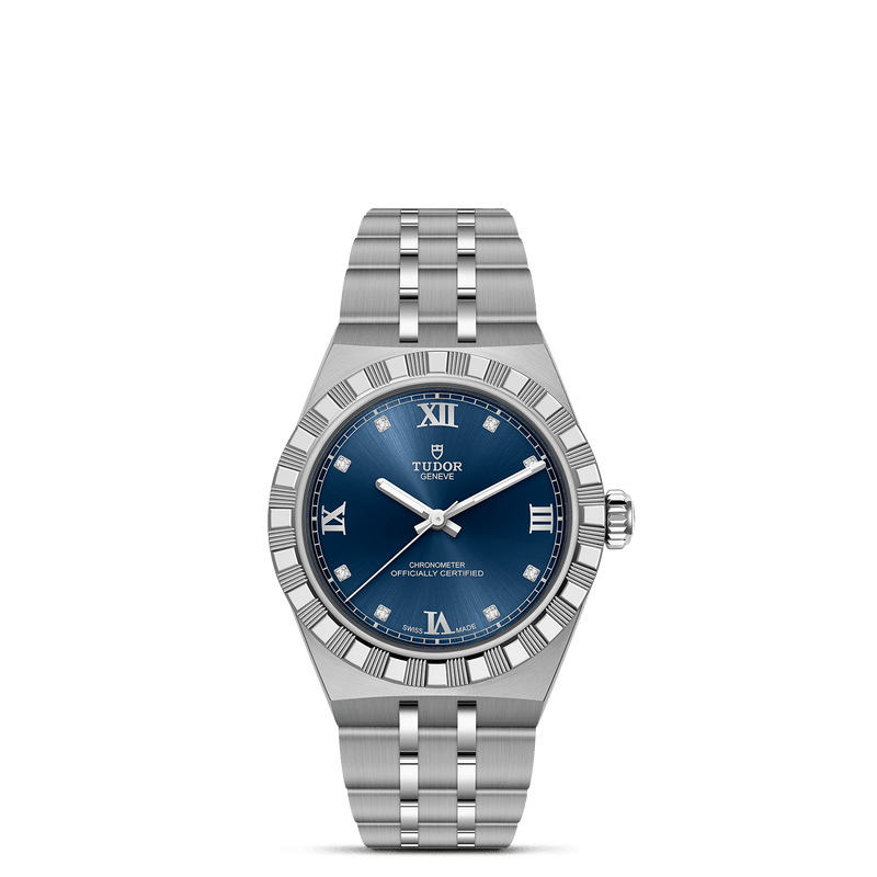TUDOR ROYAL -30mm steel case - Blue dial