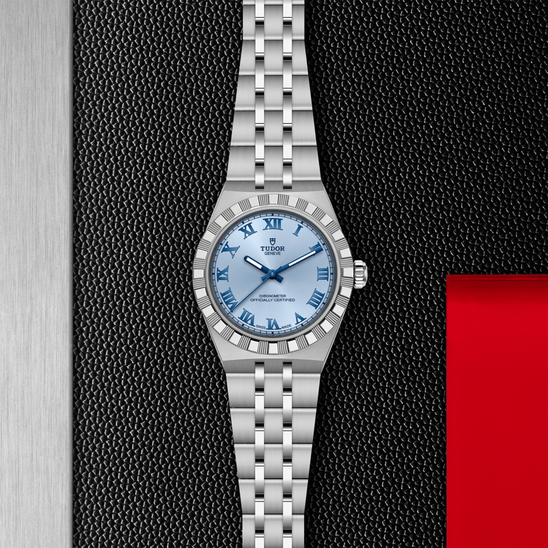 TUDOR ROYAL -30mm steel case - Light blue dial