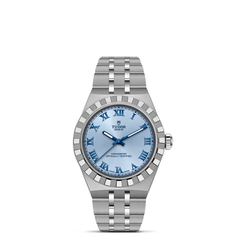 TUDOR ROYAL -30mm steel case - Light blue dial