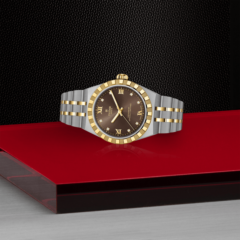 TUDOR ROYAL -30mm steel and yellow gold case - Steel and yellow gold bracelet