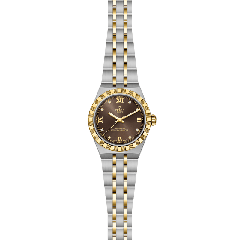 TUDOR ROYAL -30mm steel and yellow gold case - Steel and yellow gold bracelet