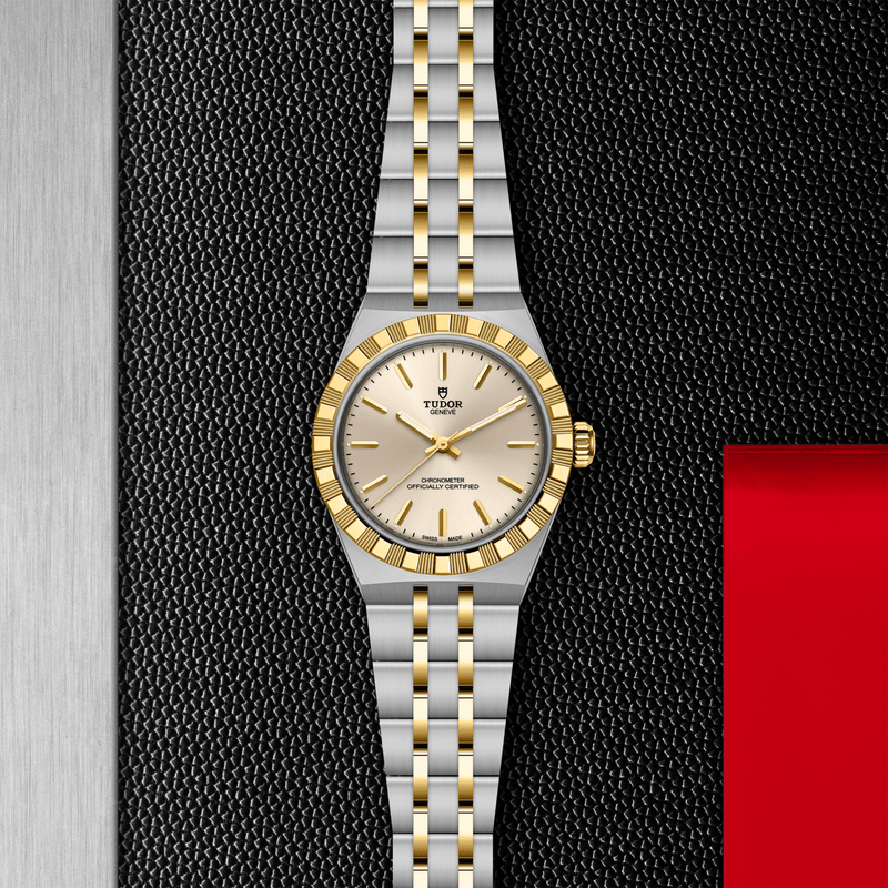 TUDOR ROYAL -30mm steel and yellow gold case- Steel and yellow gold bracelet