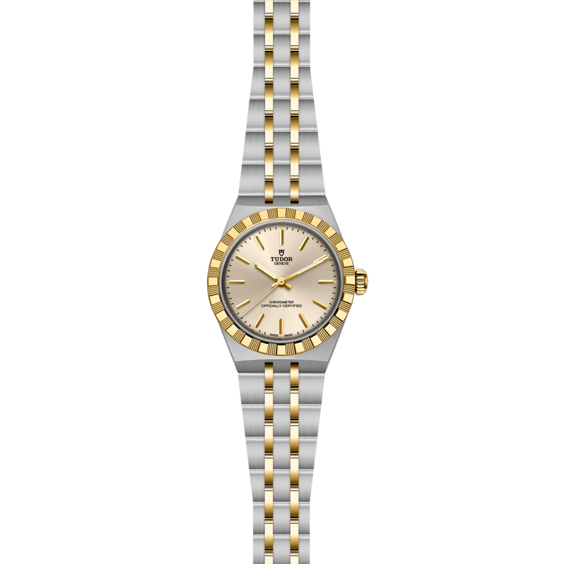TUDOR ROYAL -30mm steel and yellow gold case- Steel and yellow gold bracelet