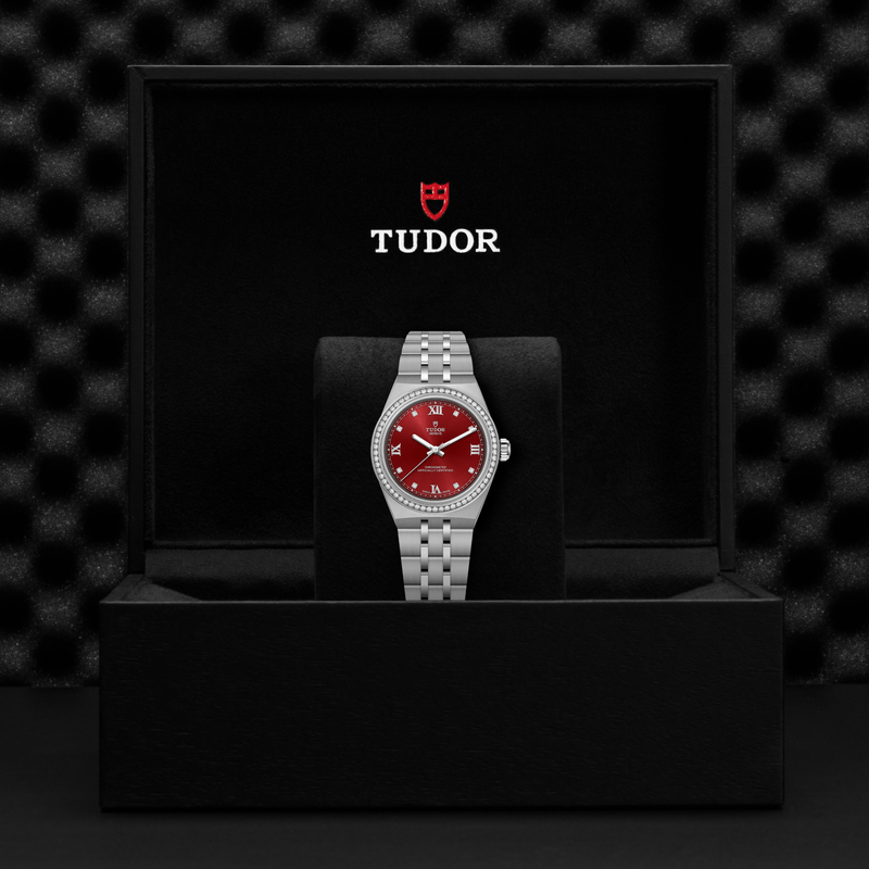 TUDOR ROYAL -30mm steel case - Burgundy dial