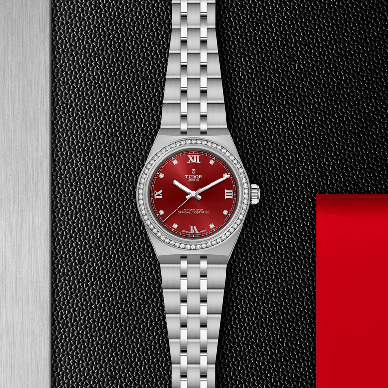 TUDOR ROYAL -30mm steel case - Burgundy dial