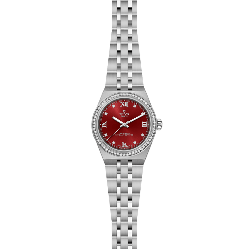 TUDOR ROYAL -30mm steel case - Burgundy dial