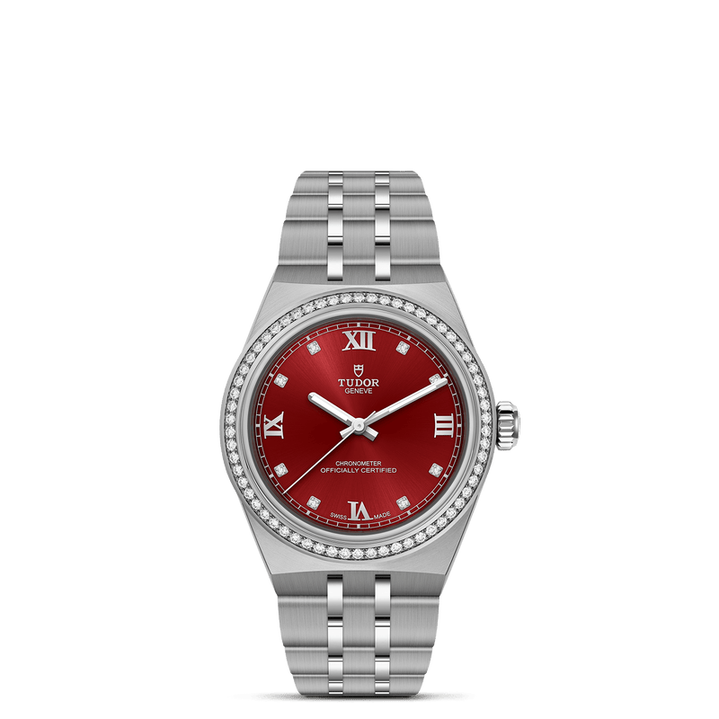 TUDOR ROYAL -30mm steel case - Burgundy dial