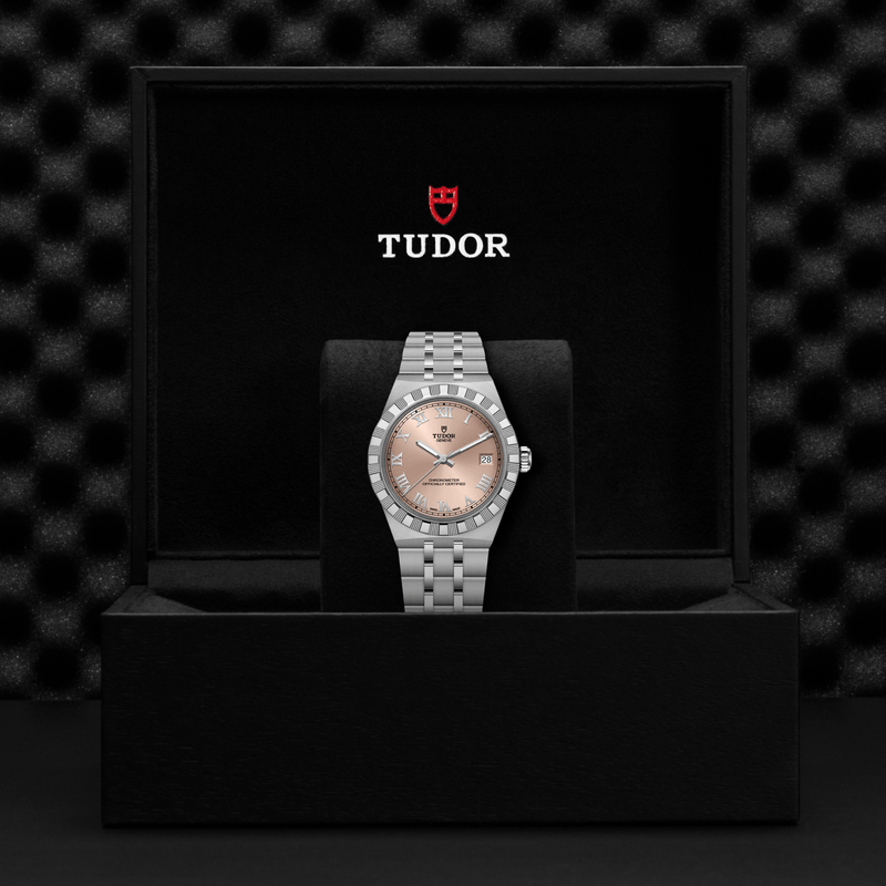 TUDOR ROYAL -36mm steel case - Salmon dial