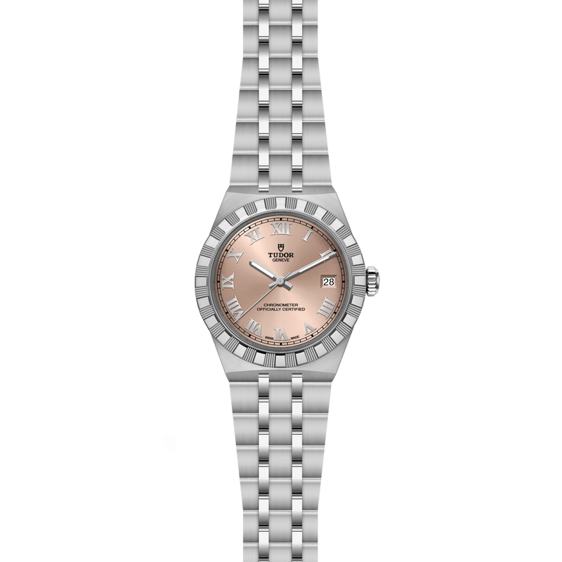 TUDOR ROYAL -36mm steel case - Salmon dial
