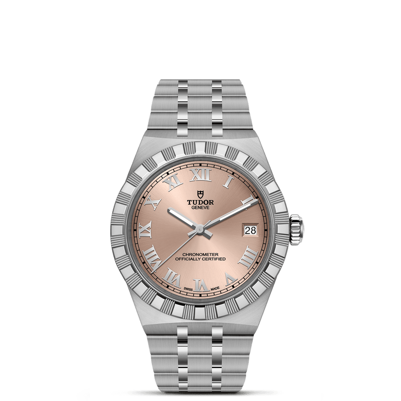 TUDOR ROYAL -36mm steel case - Salmon dial