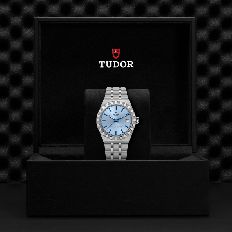 TUDOR ROYAL -36mm steel case - Light blue dial