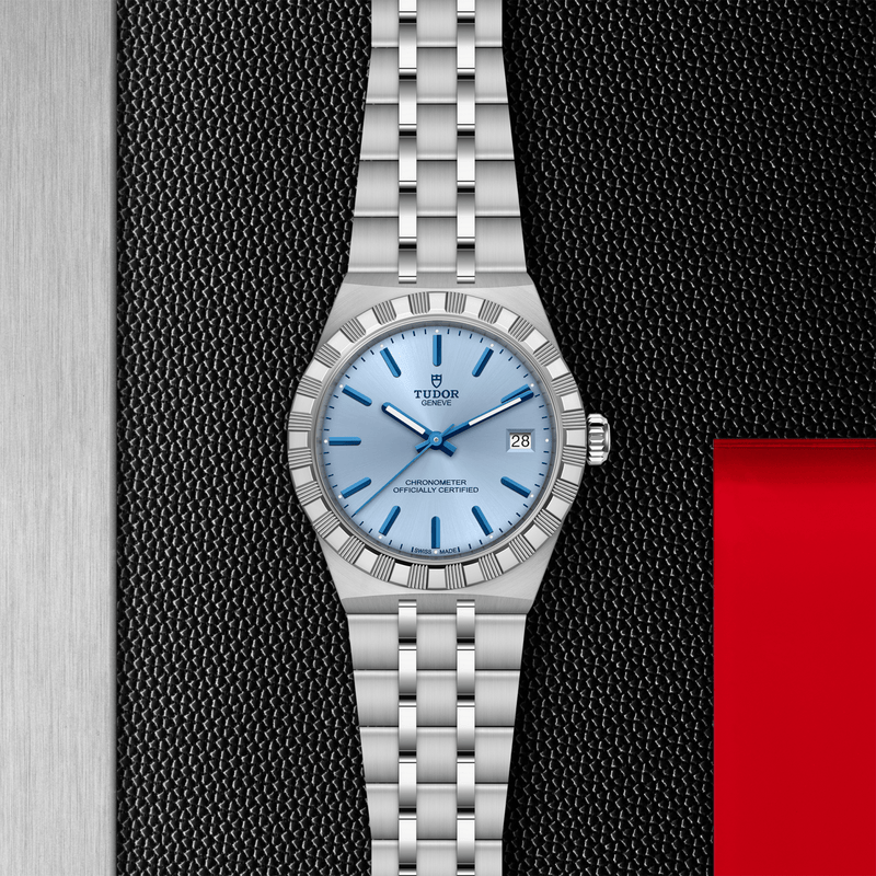 TUDOR ROYAL -36mm steel case - Light blue dial