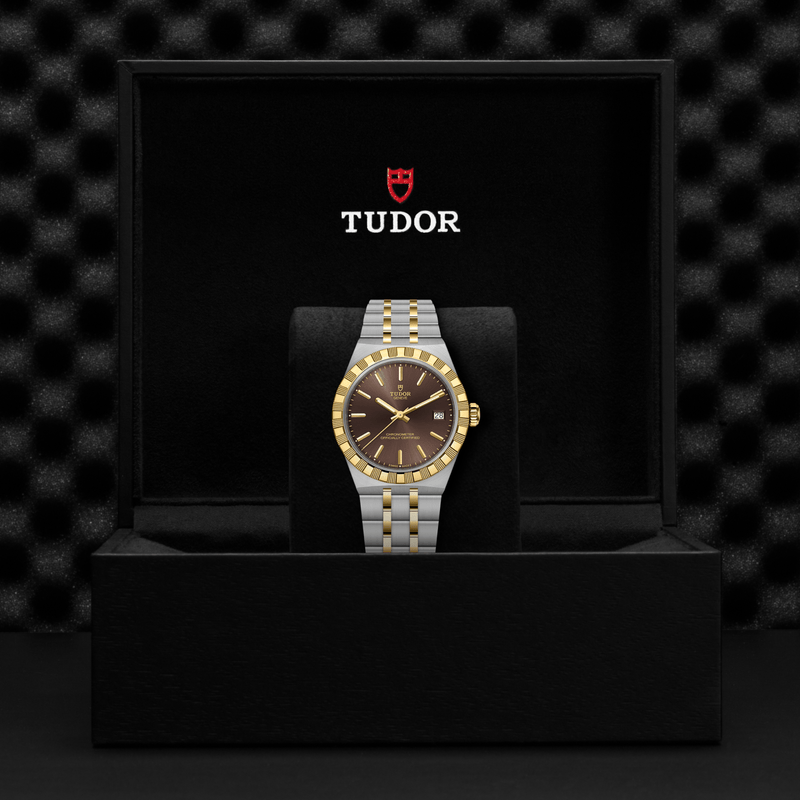TUDOR ROYAL -36mm steel and yellow gold case - Steel and yellow gold bracelet