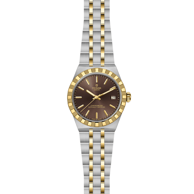 TUDOR ROYAL -36mm steel and yellow gold case - Steel and yellow gold bracelet