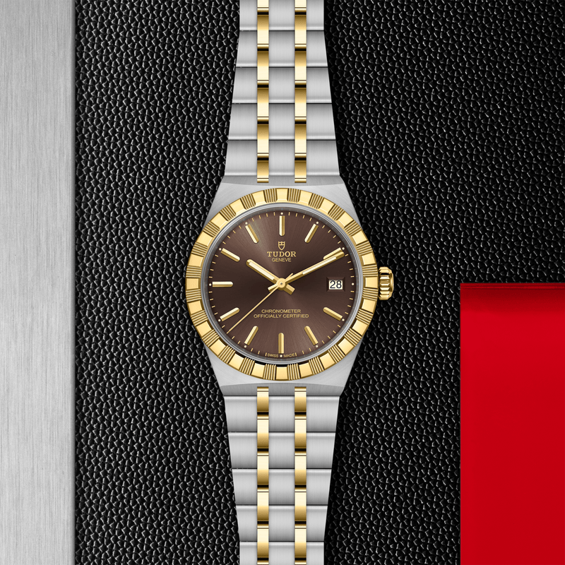 TUDOR ROYAL -36mm steel and yellow gold case - Steel and yellow gold bracelet