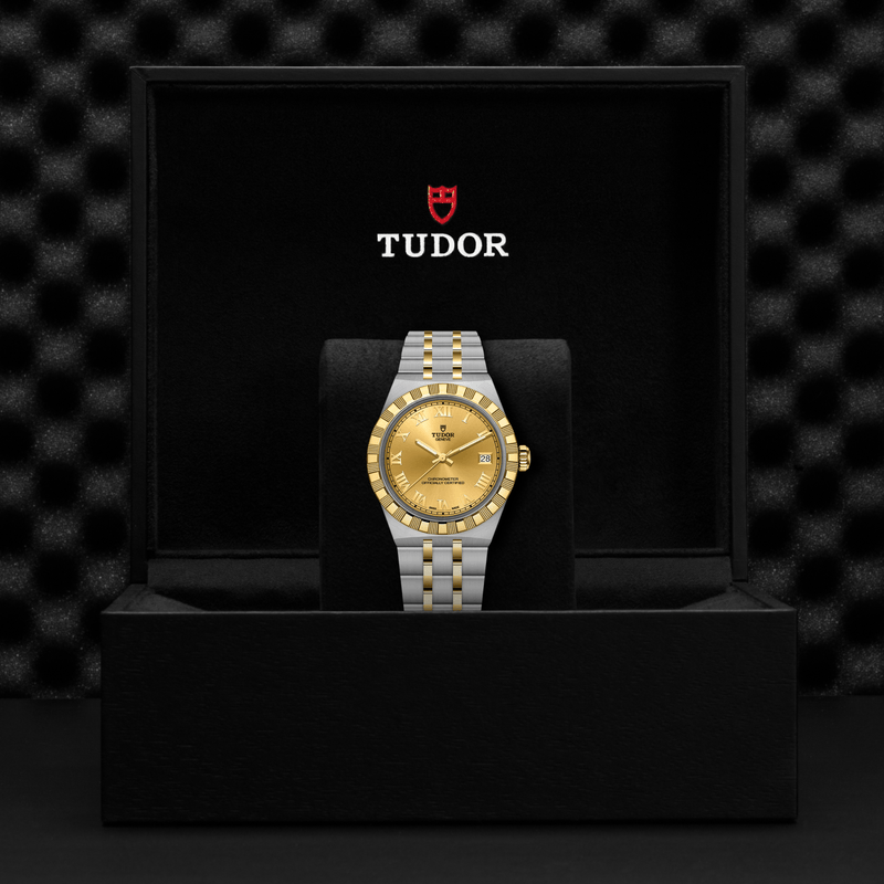 TUDOR ROYAL -36mm steel and yellow gold case - Steel and yellow gold bracelet