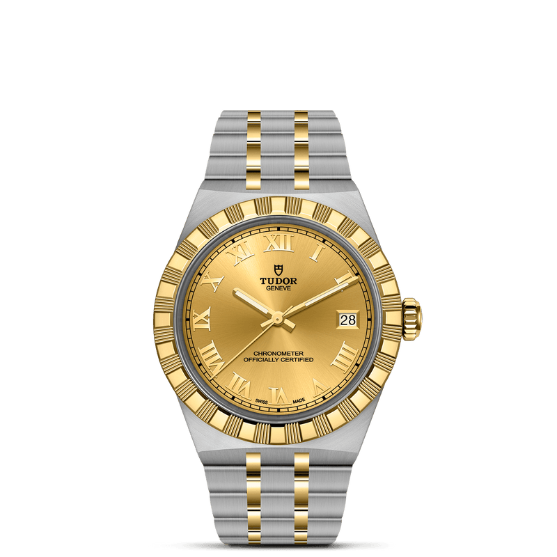 TUDOR ROYAL -36mm steel and yellow gold case - Steel and yellow gold bracelet