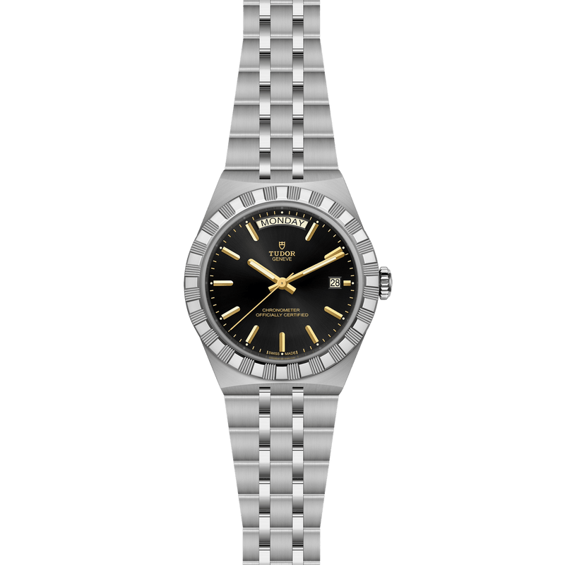 TUDOR ROYAL - 40 mm steel case - Black dial