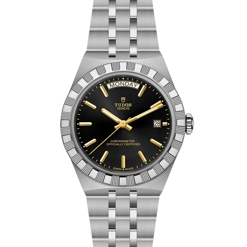 TUDOR ROYAL - 40 mm steel case - Black dial