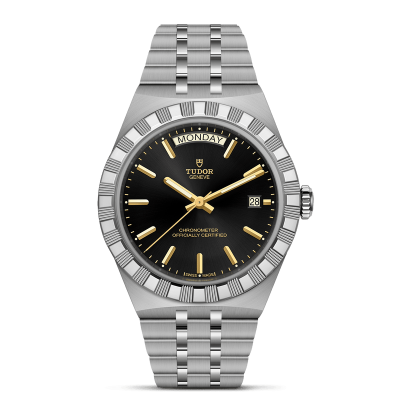 TUDOR ROYAL - 40 mm steel case - Black dial